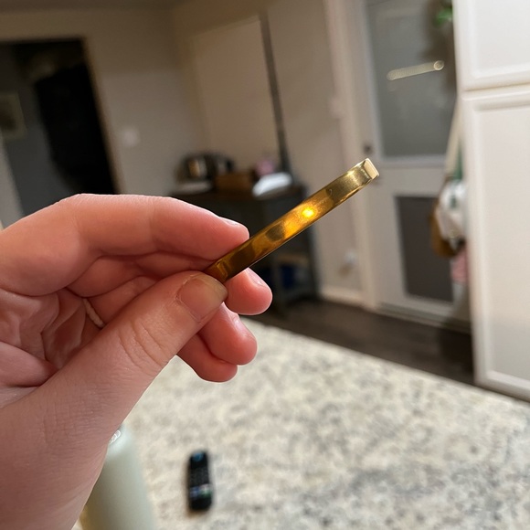 Able x Angie Smith Brass Cuff Bracelet - Picture 3 of 6